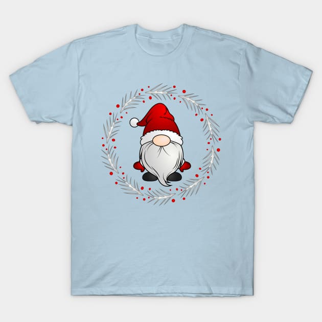 Santa Gnome T-Shirt by Imp's Dog House